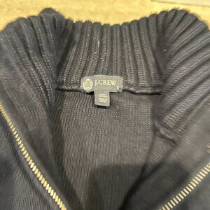 J.Crew Quarter Zip Sweater Blue  - Large
